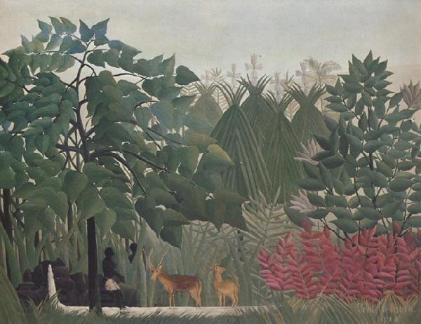 Henri Rousseau The Waterfall Norge oil painting art